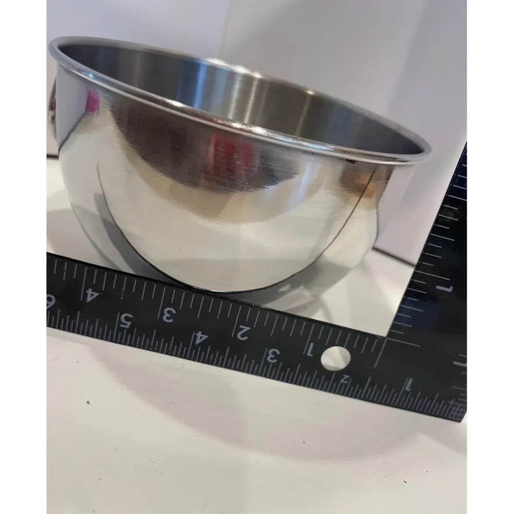 Revere Ware Stainless Steel Nesting Mixing Bowls Set of 3 Ring Handles Korea